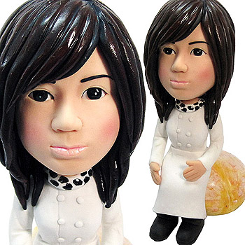 西點麵包師傅公仔娃娃